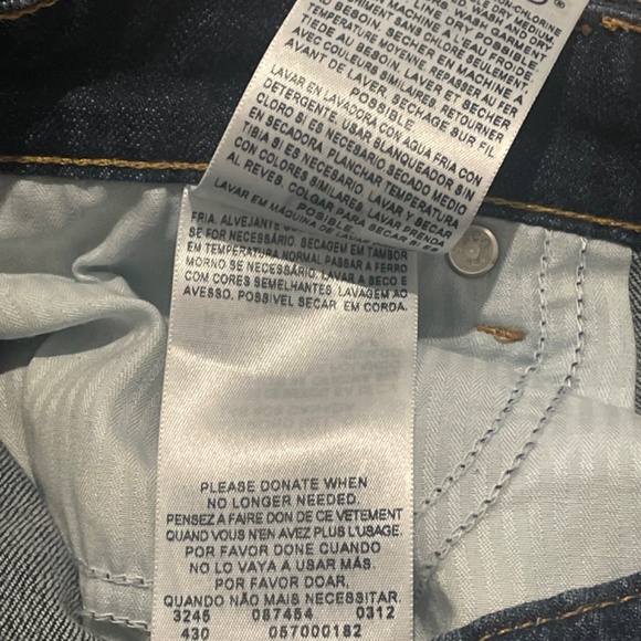 Levi’s Demi curve dark wash women’s jeans - Picture 6 of 7